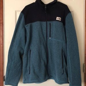 North Face Full Sip Fleece. Size XXL Blue